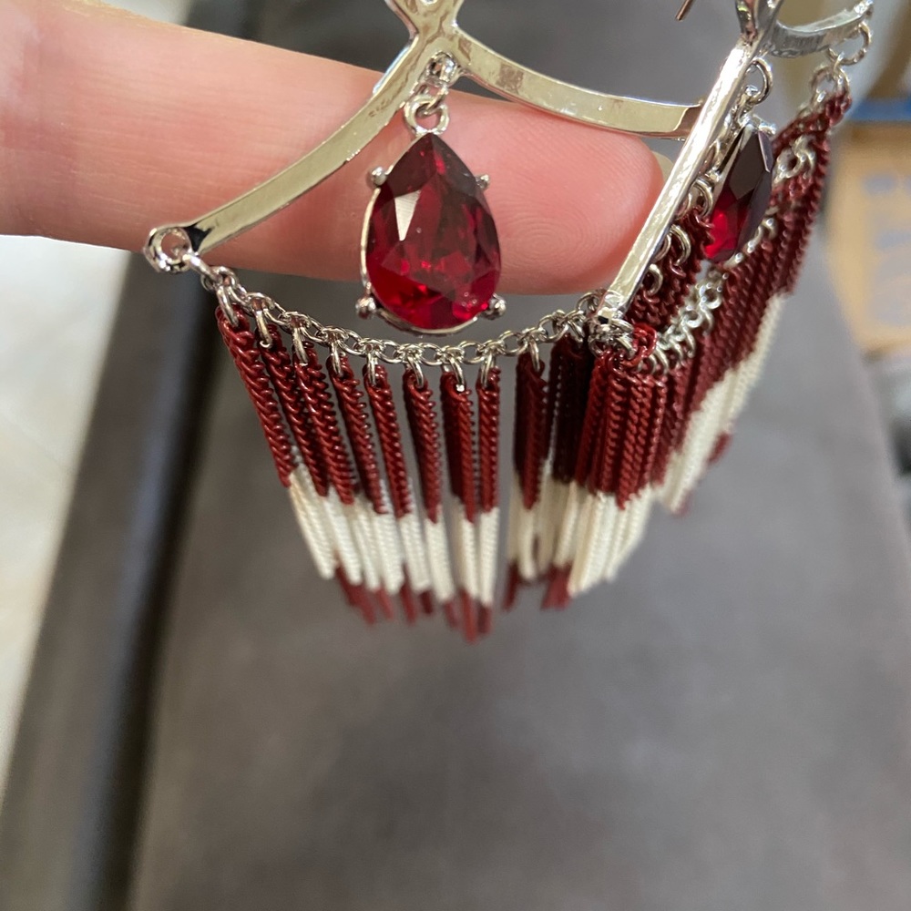 NWT Charming Charlie Fall Spirit Dangle Earrings - Picture 6 of 7